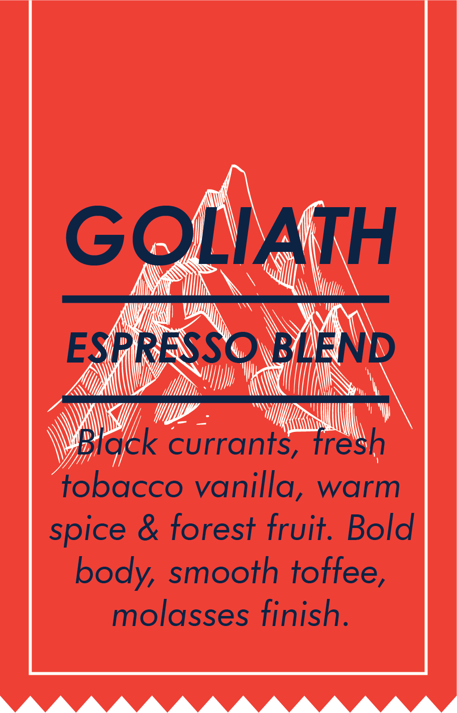 Goliath Label Card